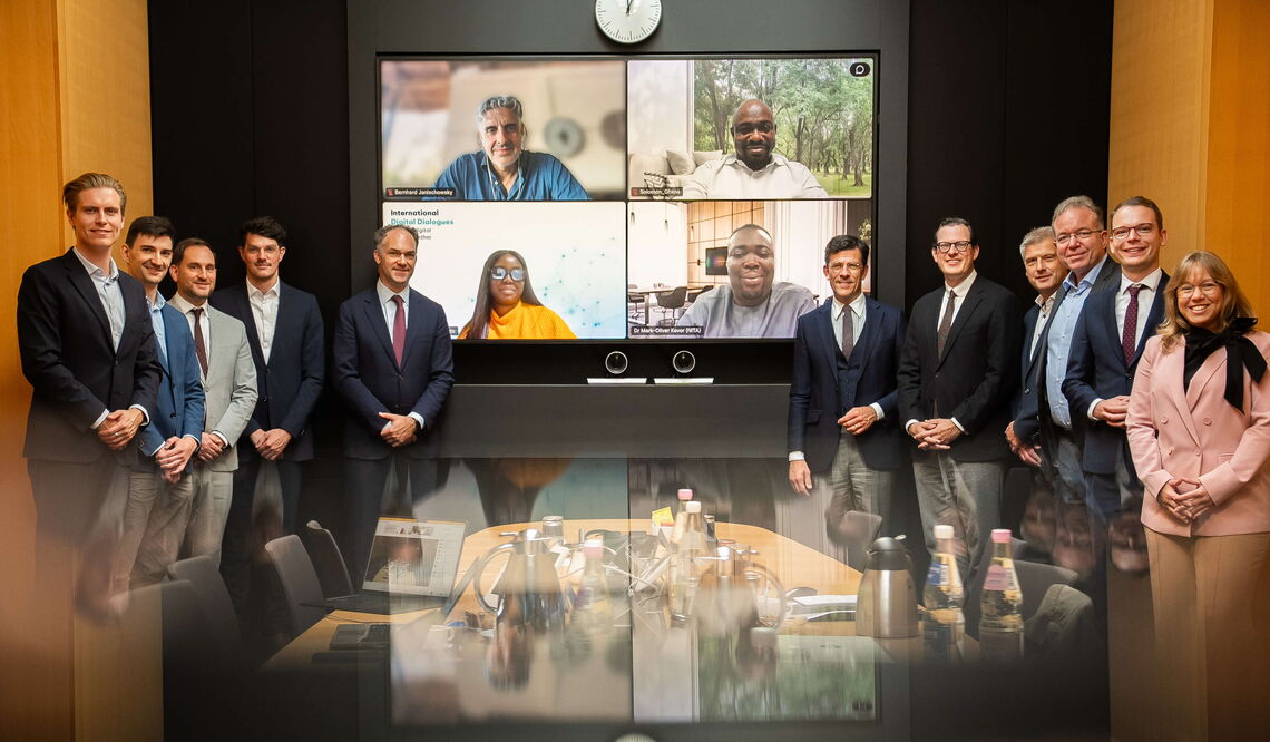 The attendees of the first annual meeting of the Ghanaian-German Digital Dialogue 2025